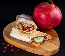 Запечённая шаурма гранатовая размер М