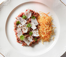 Тартар Говядина, пай, трюфель