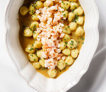 Ньокки с креветкой