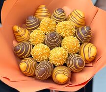 Букет из клубники в шоколаде №6