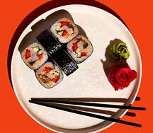 Ролл Унаги Эби Маки