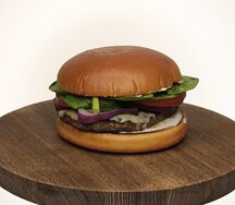 Дорблюргер с дорблю и шпинатом