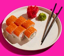 Ролл Филадельфия с крабом