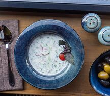 Окрошка на кефире