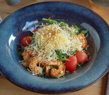 Салат Руккола с креветками