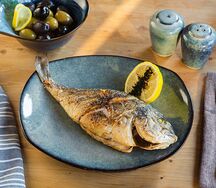 Дорадо жареная