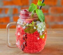 Мохито клубничный