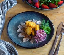 Селедка с картошкой