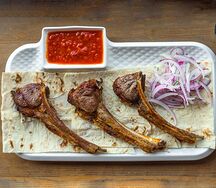 Шашлык из бараньей корейки