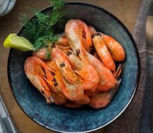 Креветки отварные