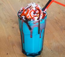 Милкшейк Клубнично-шоколадный