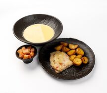 Комбо-набор 3: Крем-суп куриный и Курица по-французски