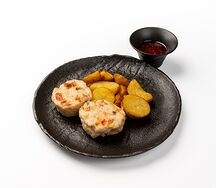 Духовые котлеты под сливочно-сырной шапкой