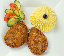 Котлета с гарниром