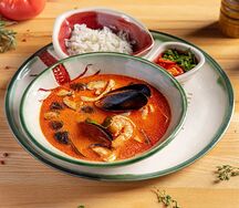 Суп Том ям с морепродуктами