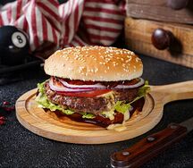 Бургер Миссури BBQ халяль