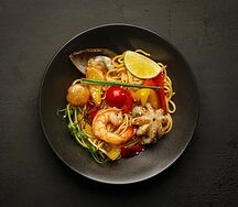 Рамен с морепродуктами