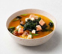 Мисо-суп с лососем