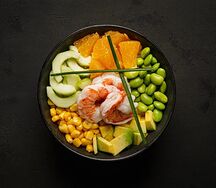 Боул с креветками