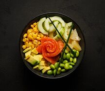 Поке с лососем