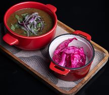 Лобио с гурийской капустой