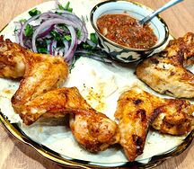 Шашлык из куриных крылышек