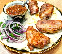 Шашлык из свиной шейки