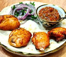 Шашлык из куриного филе