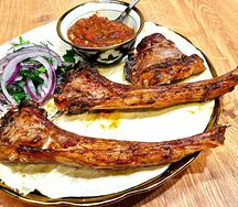 Шашлык из бараньей корейки