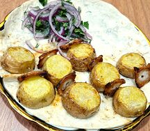 Картофель с курдюком