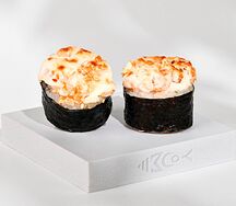 Лосось с креветками
