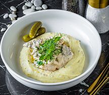 Бефстроганов с вешенками