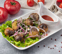 Шашлык из молодой картошки