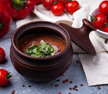 Лобио в горшочке по-имеретински