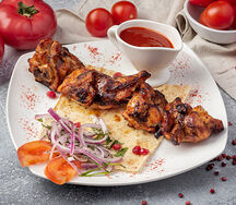 Шашлык из куриного бедра