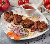 Шашлык из бараньей мякоти