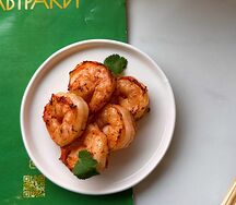 Креветки гриль
