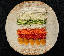 Шаурма Цезарь с наггетсами