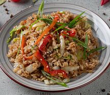 Поккым Паб с овощами