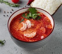 Суп Том ям с морепродуктами