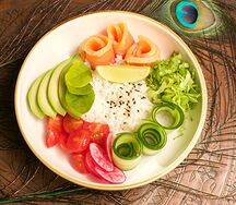 Боул с сёмгой