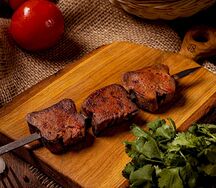 Шашлык из говяжьего языка