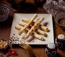 Рулетки из лаваша с сыром 