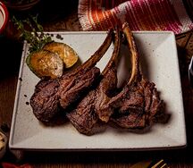 Каре ягненка с цукини