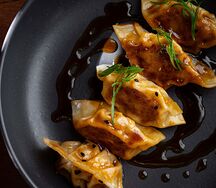 Гёдза с курицей и креветкой