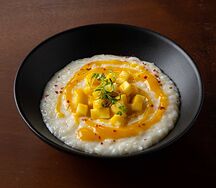 Рисовая каша на кокосовом молоке с манго