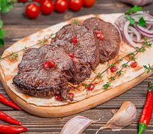 Шашлык из говяжьей вырезки
