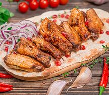Шашлык из куриных крылышек