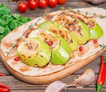 Кабачок на мангале 