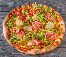 Пицца с прошутто